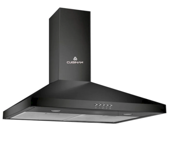 HOTTE ASPIRANTE PYRAMIDE CUISINAM 60CM NOIRE MAT