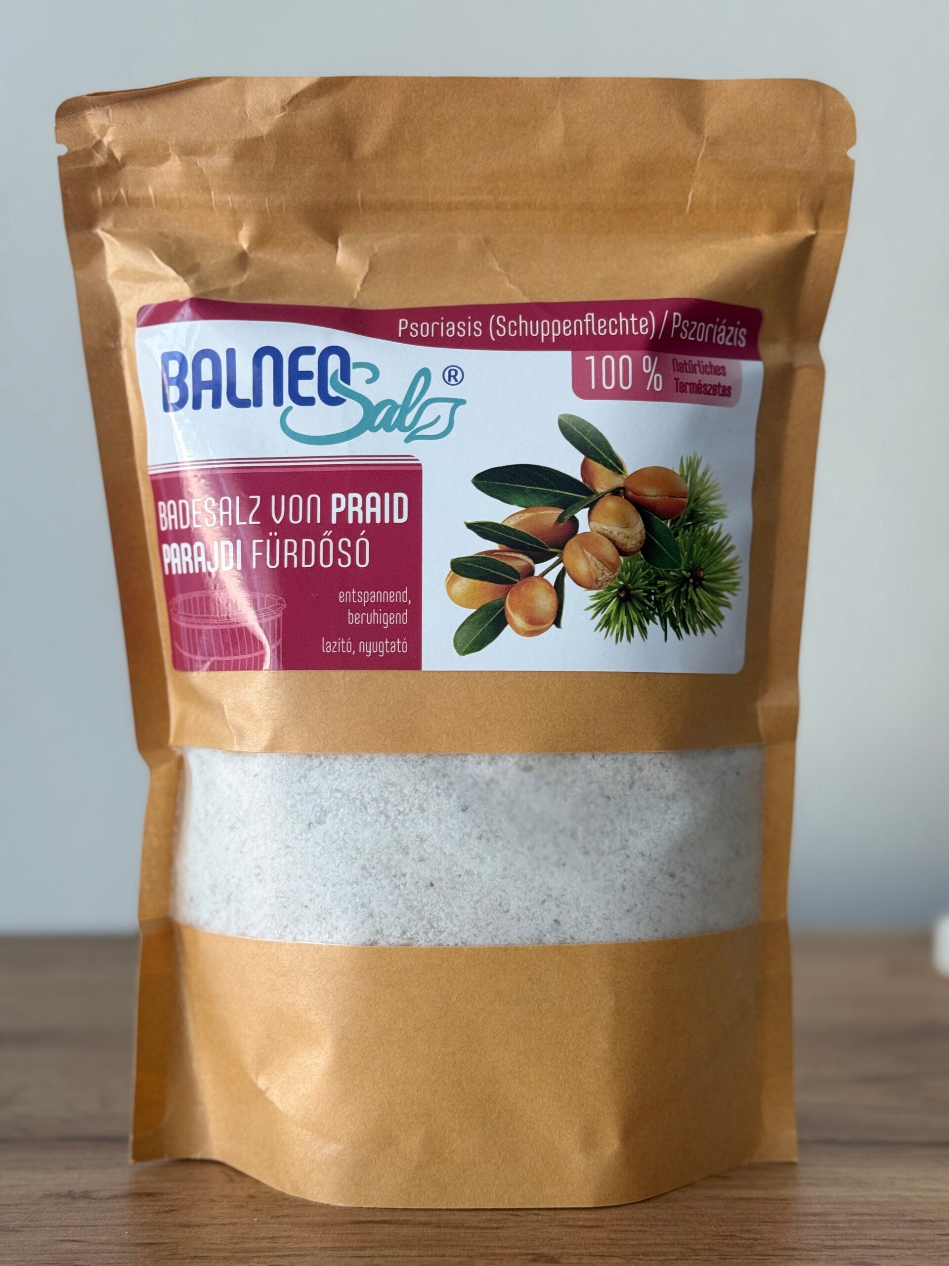 Psoriasis  Badesalz mit Argan & Kiefernöl 1000 g