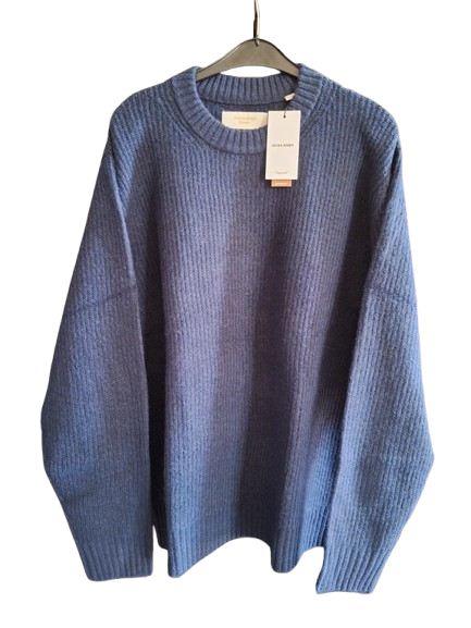 Jack & Jones Knit Trui – Marineblauw (XL / 42 / 14)