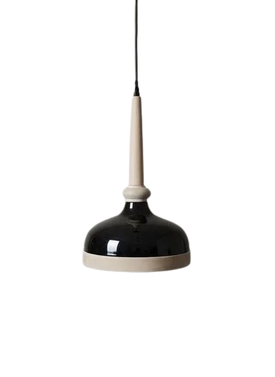 By-Boo Hanglamp - Metaal/Hout (Zwart)