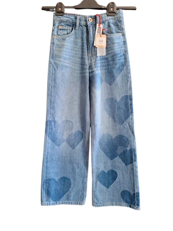 Vingino Meisjes Spijkerbroek – Blauw (140 / 10 jaar)