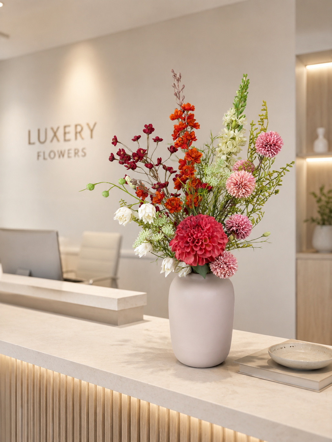Zijdenbloemen abbonement (L).  2 maanden