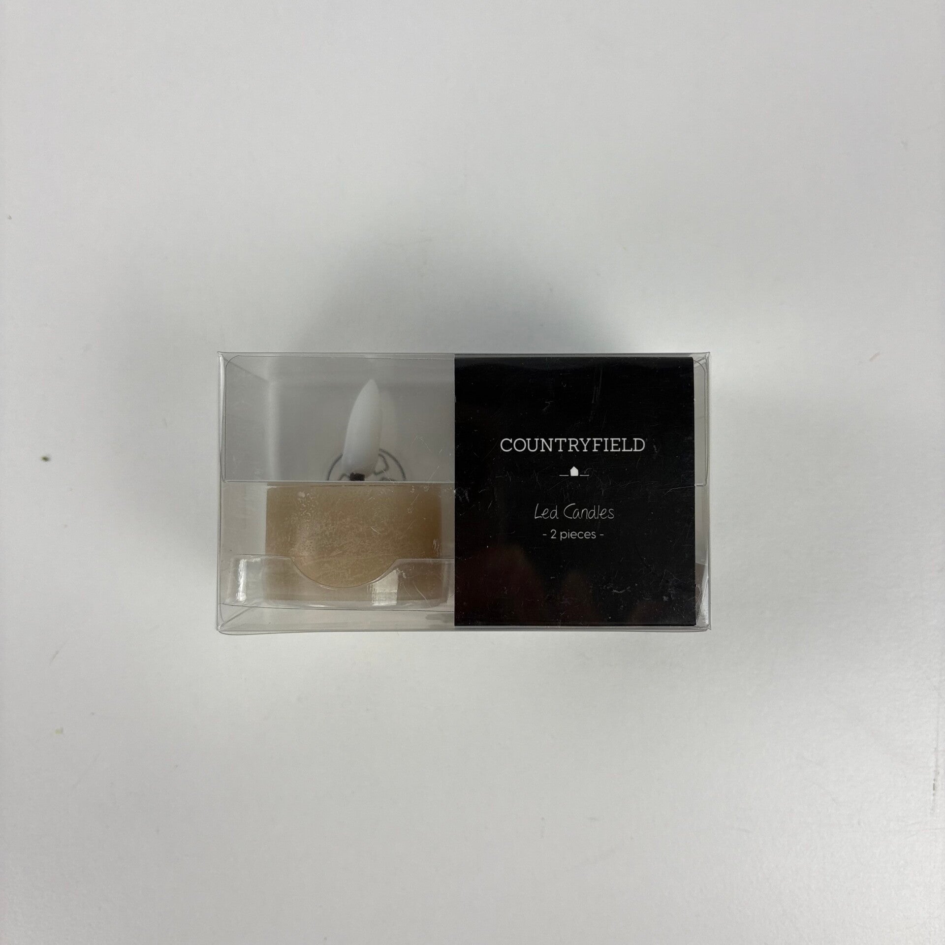 Waxinelichtje led (taupe)