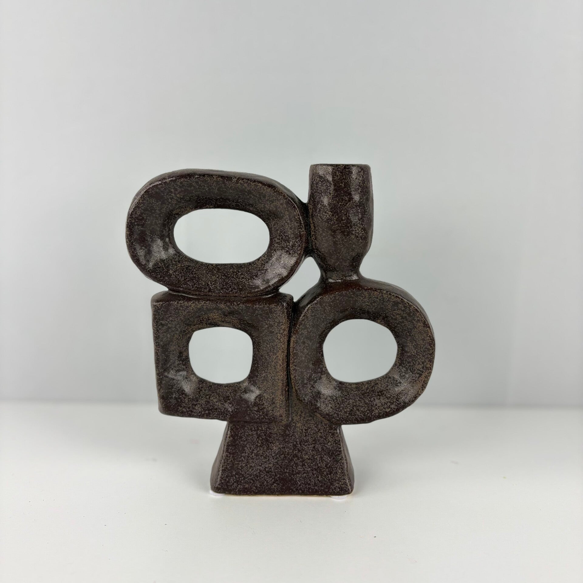 Kaarsenstandaard bruin