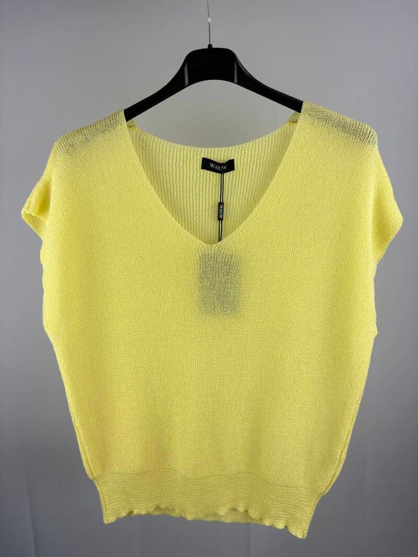 Top Yellow met mouwtje