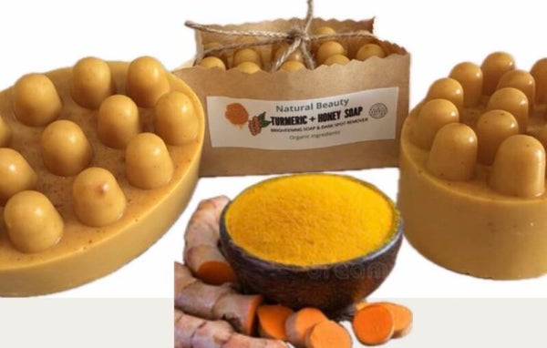 Jabón de cúrcuma + vitamina E + miel 🍯