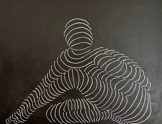 Silver Yoga Girl