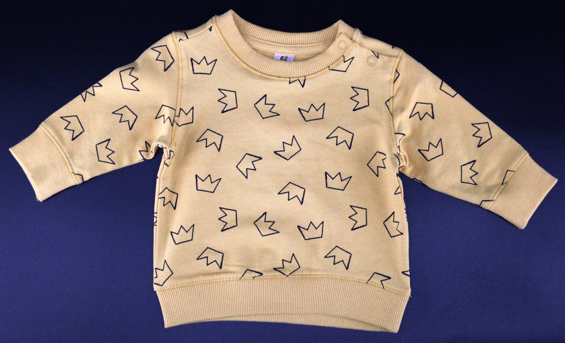 Newborn sweater kroon maat 62