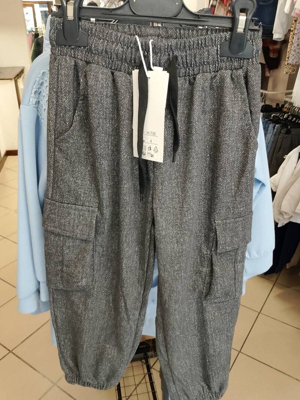 Pantalone tuta effetto jeans