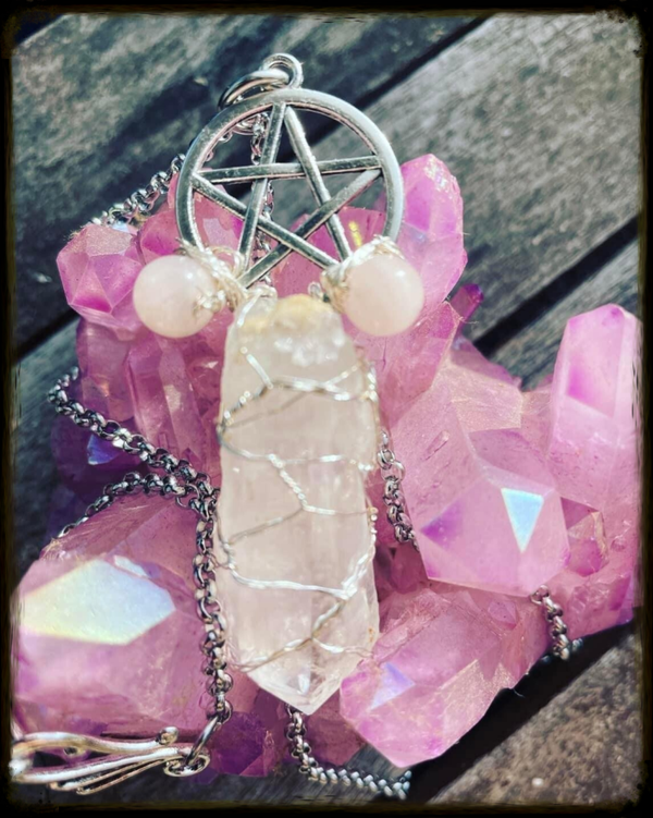 Kristal punt ketting