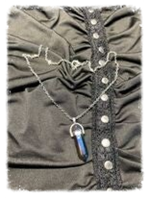 Pendel titanium aura Quartz