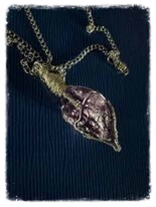 Ketting met ruw amethist