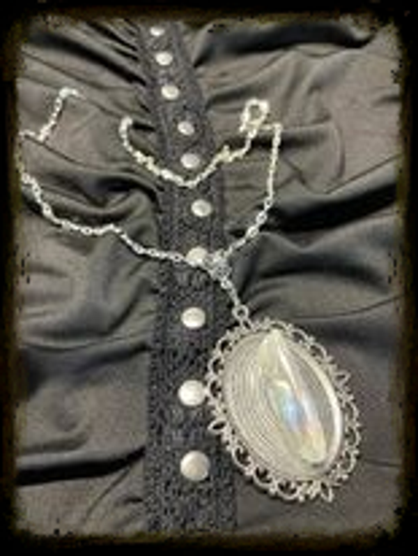 Medalion angel aura Quartz