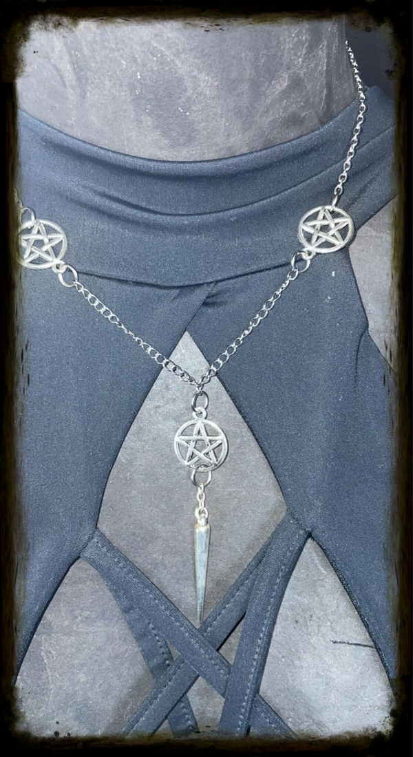 Ketting pentagram punt
