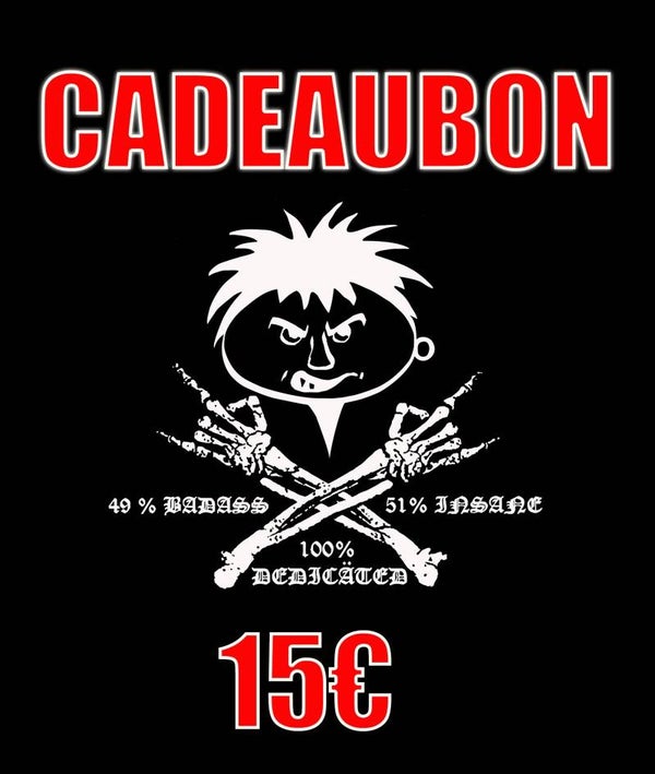 Deze is een test is nog niet van toepassing  Cadeaubon 15€