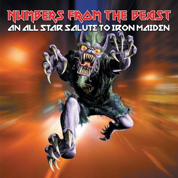 NUMBERS FROM THE BEAST An all star salute to iron maiden CD