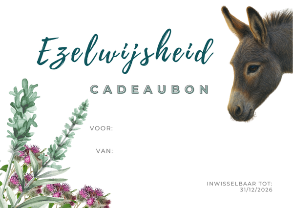 Digitale Cadeaubon Ezelwijsheid
