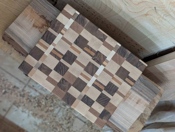Planche à  découper en bois de bout / Multi-essences