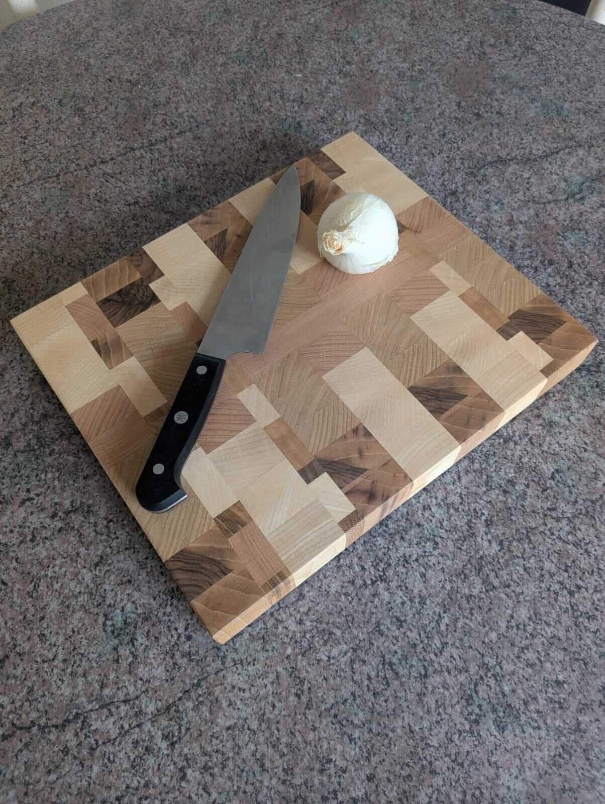 Planche à  découper en bois de bout / Multi-essences