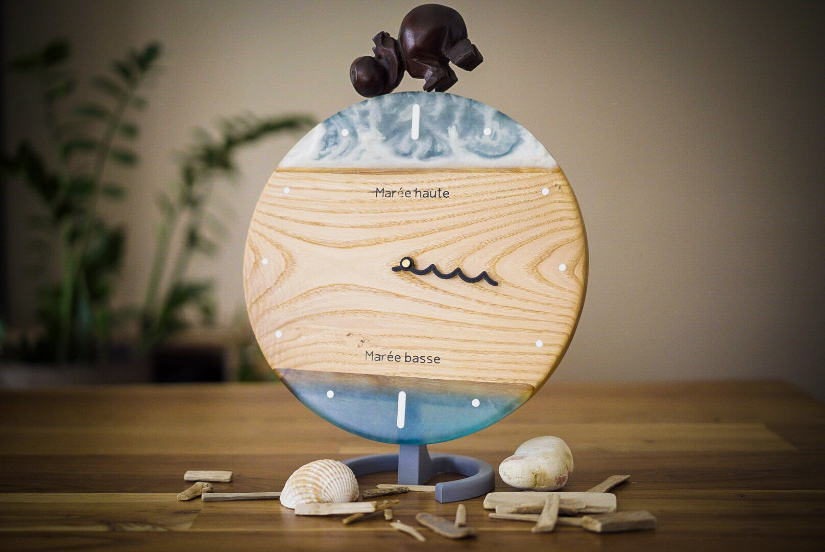 Horloge des marées TURQUOISE