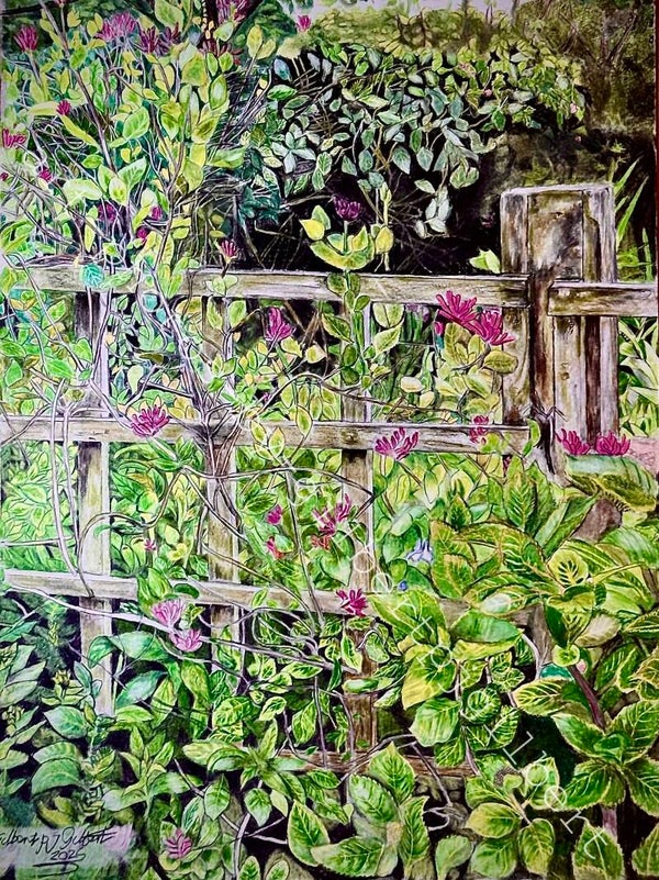 The Secret Garden (Original Artwork - A4 Pencil on Paper)