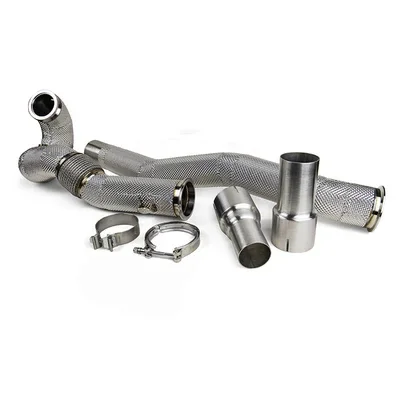 JDY 4" Decat Downpipe pour 2.0TSI MQB Golf 7/7.5 GTI/R A3/S3 Leon