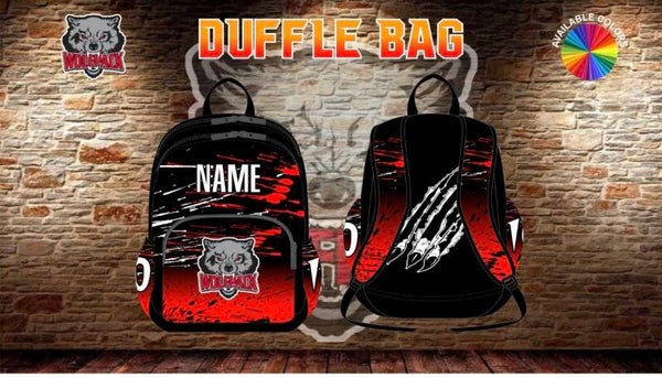Book bag red/black