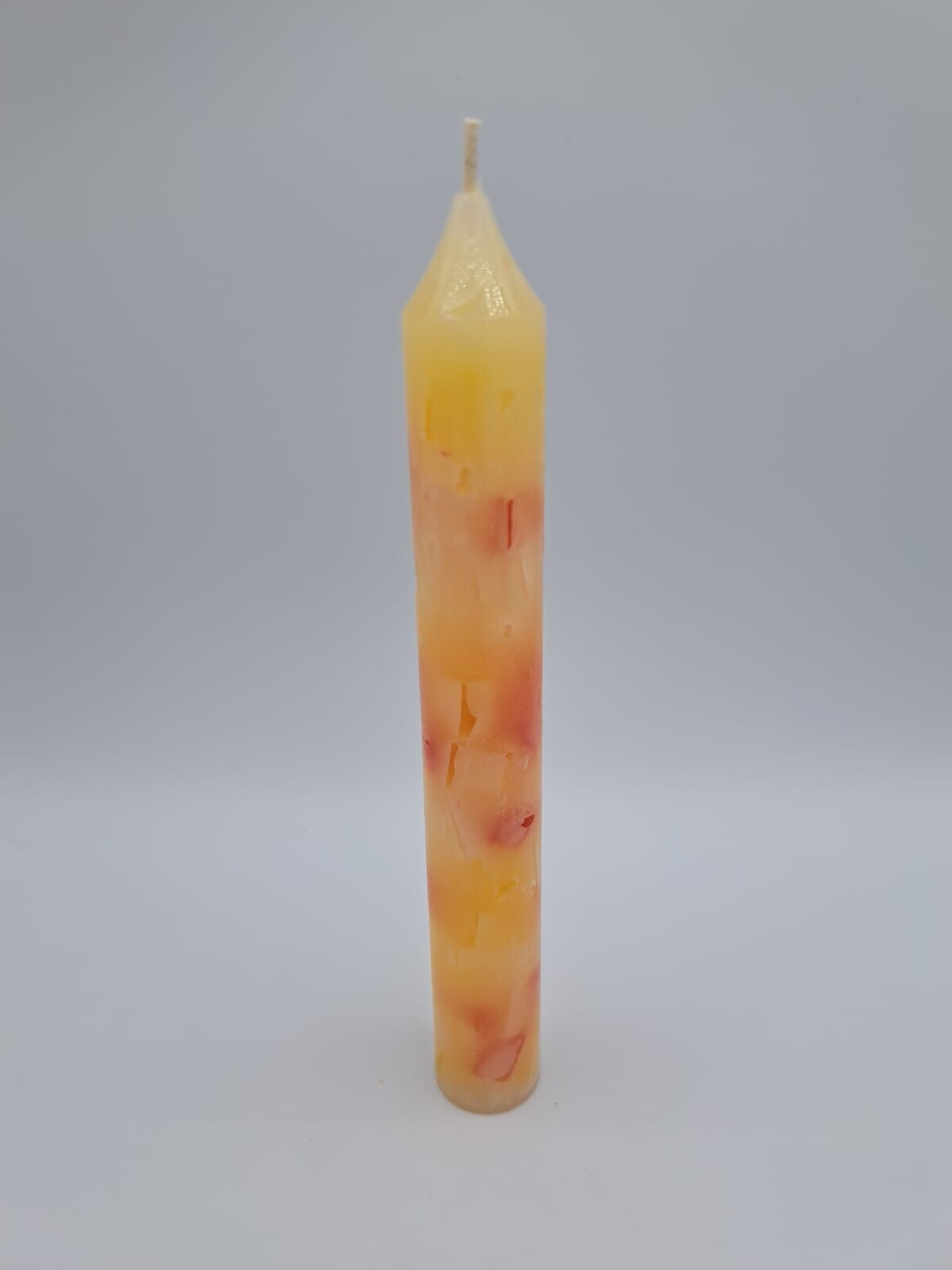 Kleine Kerze gelb/orange