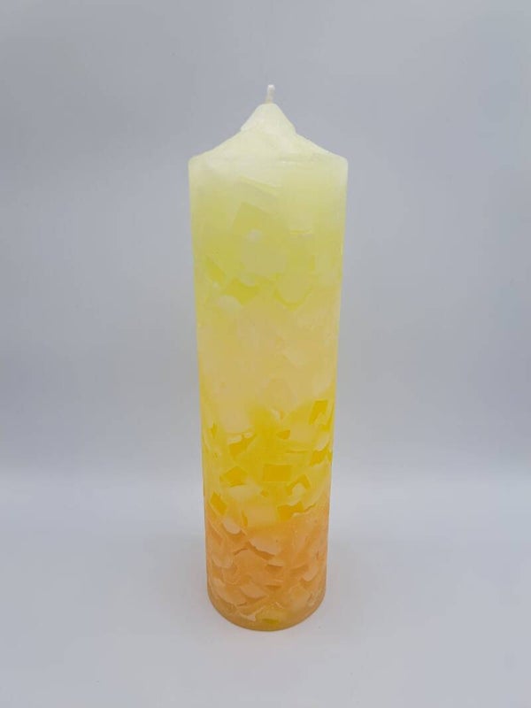 Grosse Kerze gelb