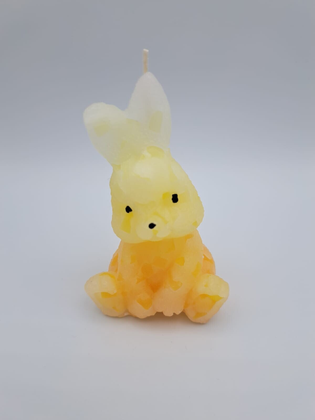 Kerze Hase sitzend gelb
