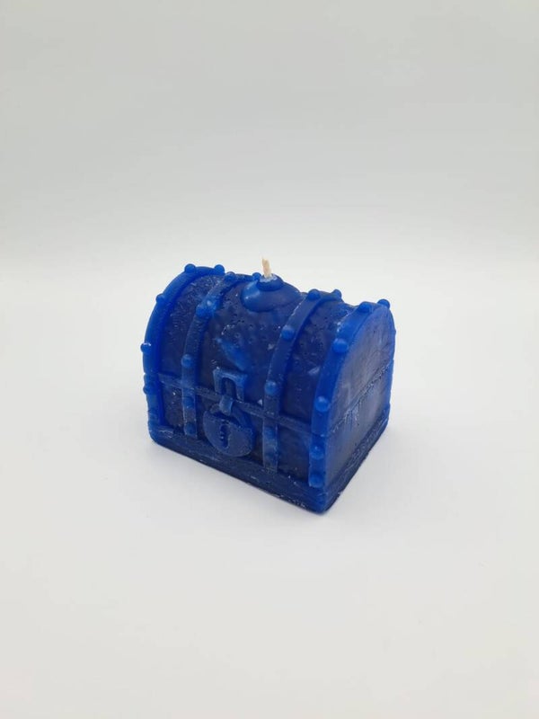 Schatztruhe blau
