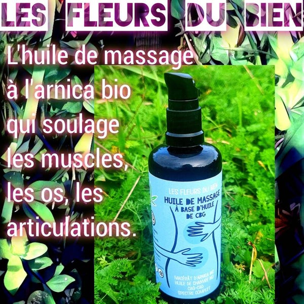 LES FLEURS DU BIEN - HUILE DE MASSAGE 100ml