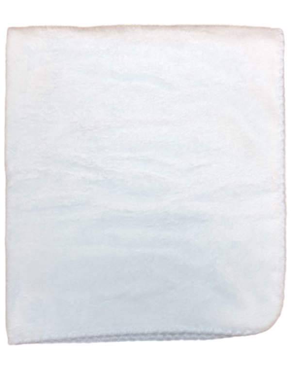 Deken met naam - wit