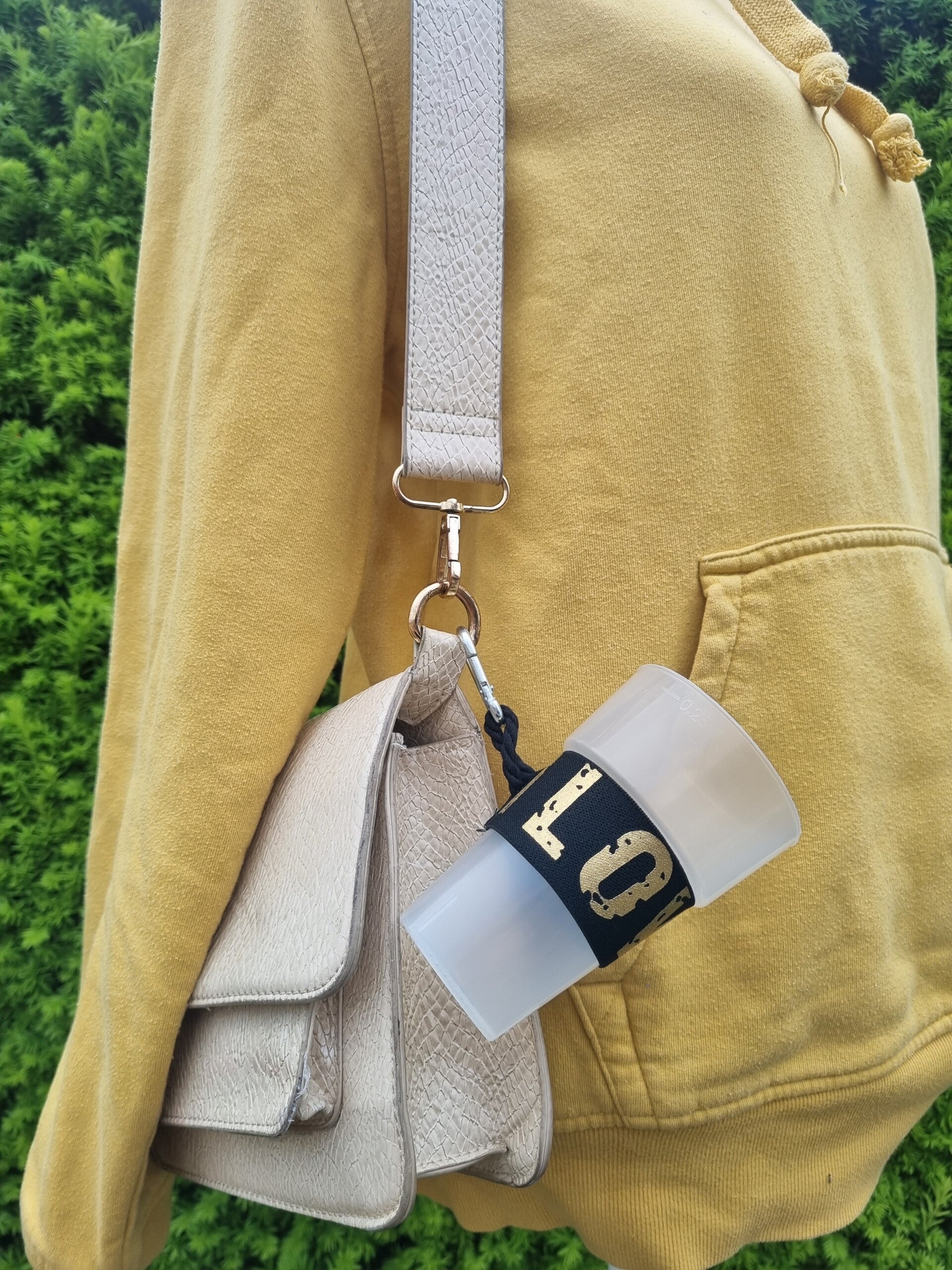 Bekerhouder - Love goud