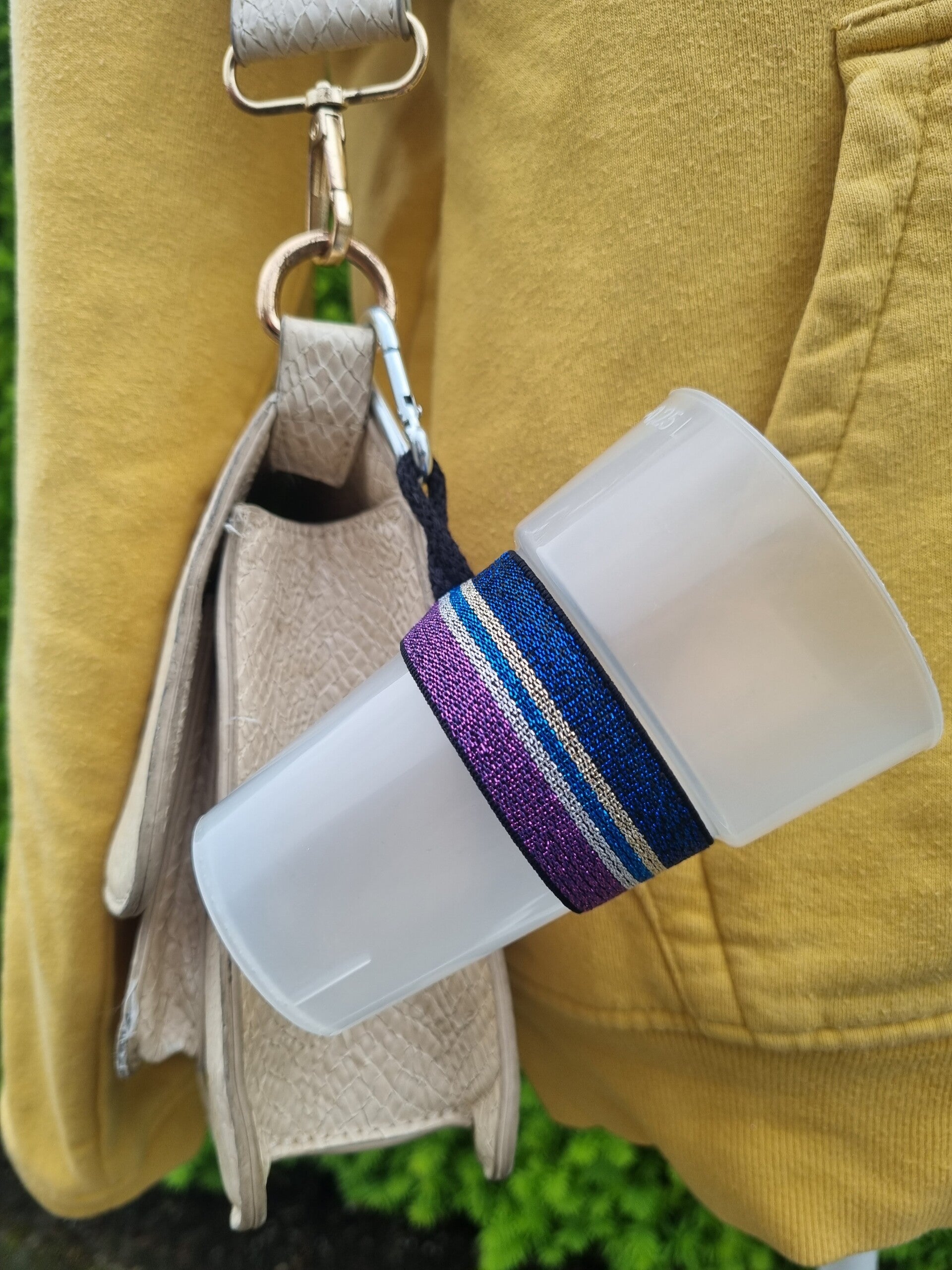 Bekerhouder - Glitter paars