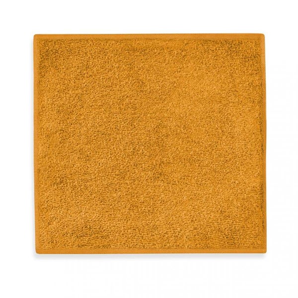 Spuugdoekje met naam - oker