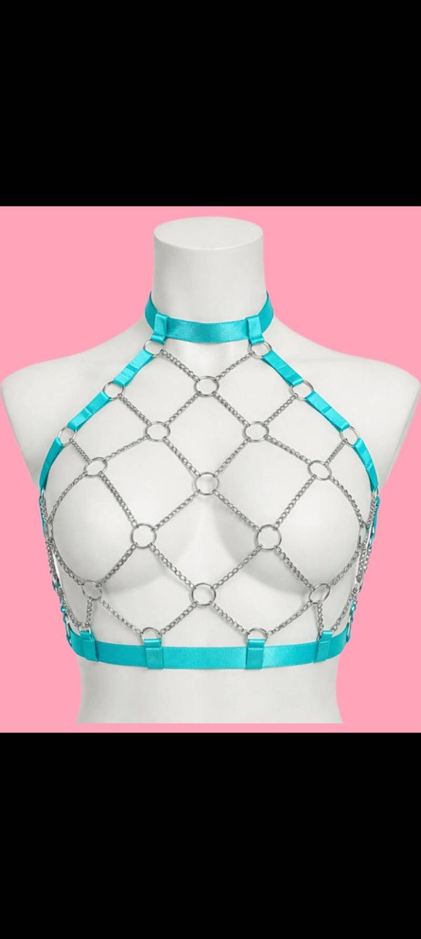 Gorgeous Turquoise & Silver Harness