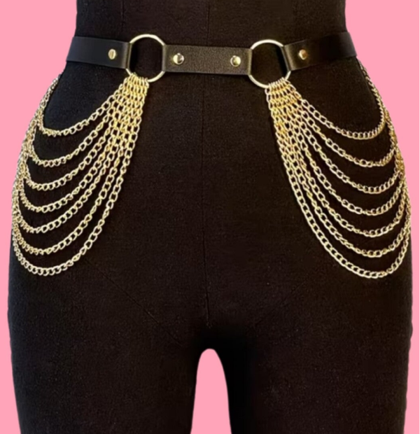 Gorgeous Gold Chain Belt