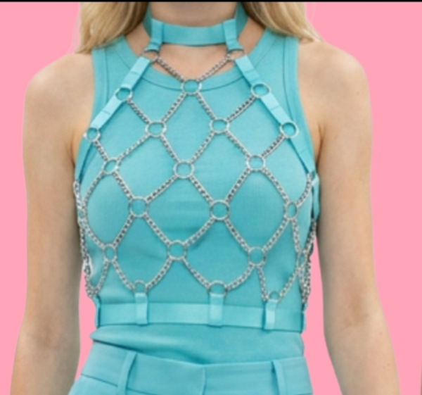 Gorgeous Turquoise & Silver Harness