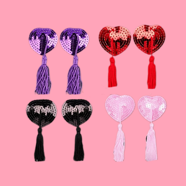 Gorgeous nipple pasties • £3.99 each OR all 4 colours for £12.99 bundle