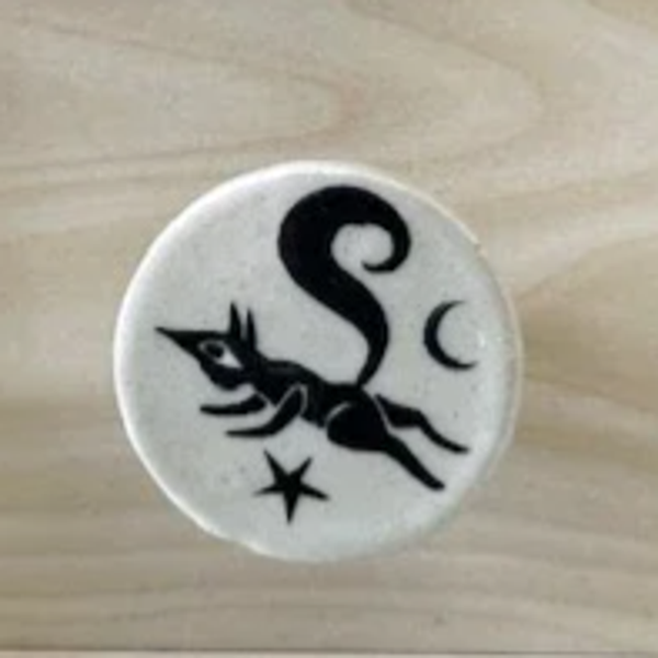 Kastknop middel, wolfje