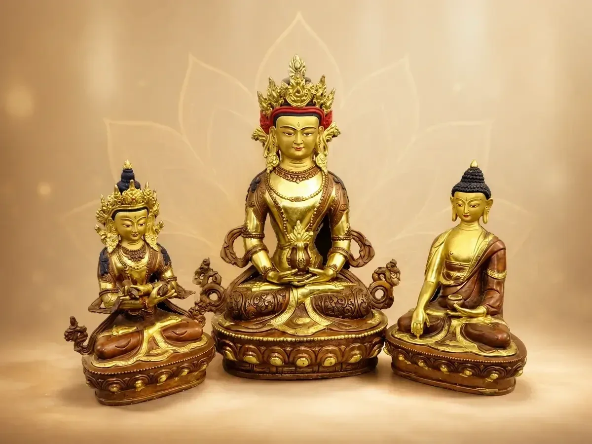 Collectie Goldface beelden uit Nepal en Tibet