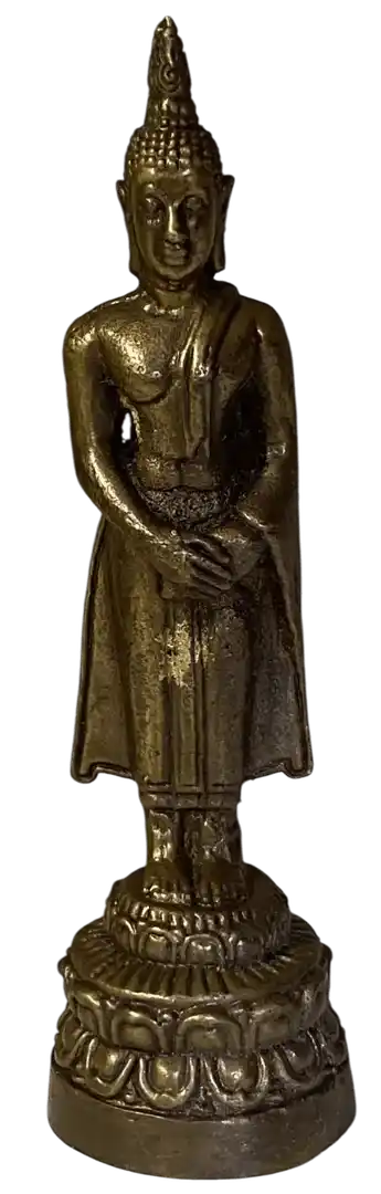 Bronzen Zondag dag Boeddha – Pang Thawai Net – Thailand (10,5 cm)