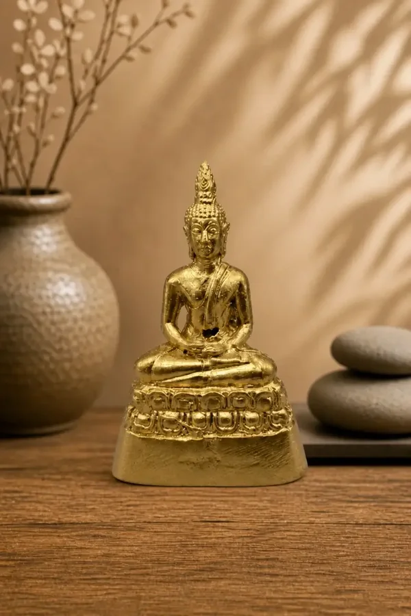 Vintage Donderdag Geboortedag Boeddha Pang Samadhi – Thailand – 7,5 cm