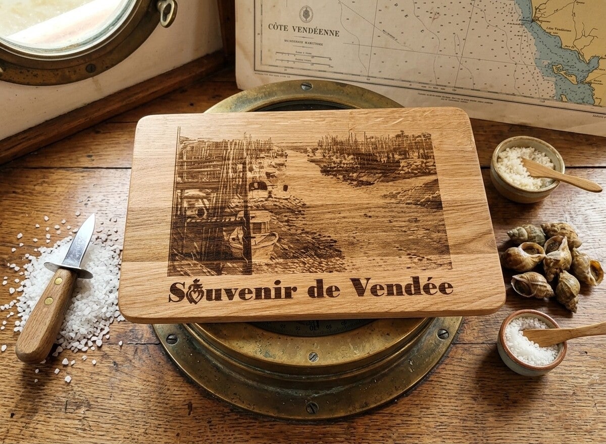 Planche à découper - souvenir de Vendée