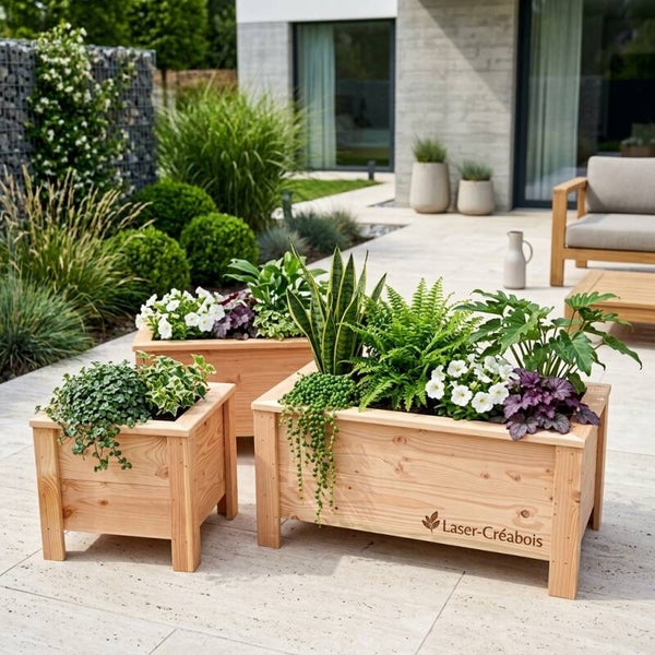 Jardinière en Bois Artisanal – Fabrication Français & Sur Mesure