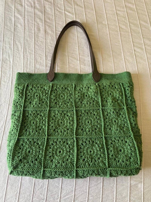Bolso Tote TIRMA verde oliva