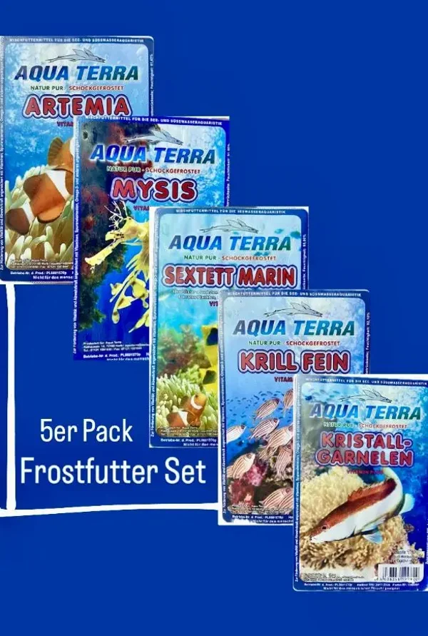 Frostfutter Set - 5er Pack Fischfutter-Set