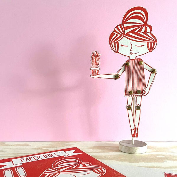 paper doll | A5 met envelop