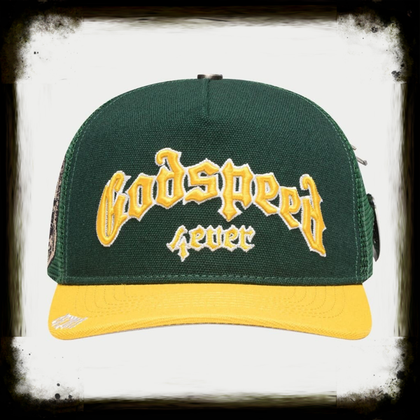 GS FOREVER TRUCKER HAT (GREEN/YELLOW)